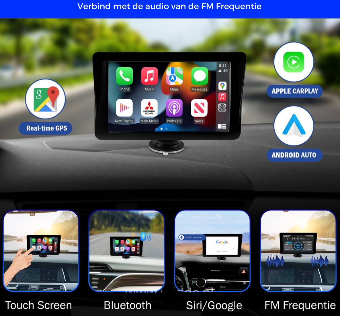 CarPlay™: Geschikt voor Android & iOS!