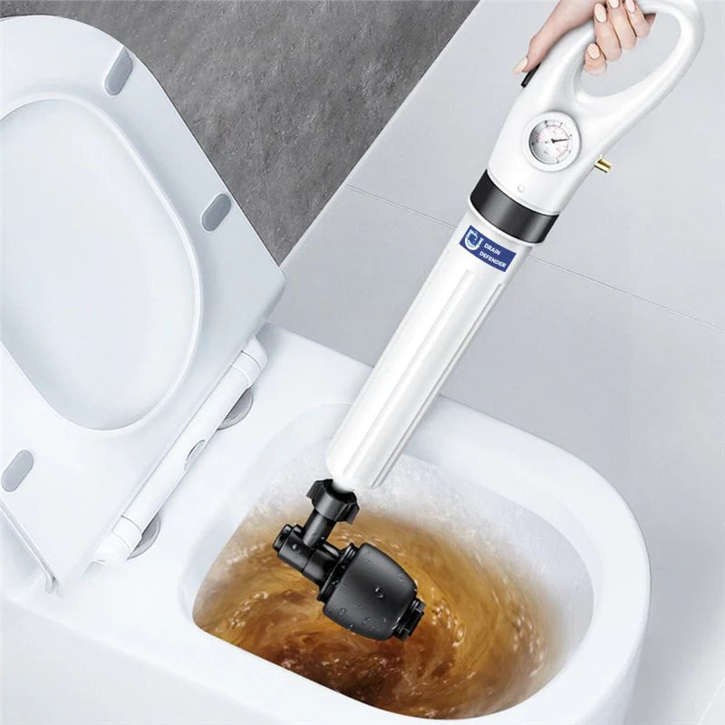 Drain Defender® 3.0 - Professionele Toilet ontstopper + 4 opzetstukken